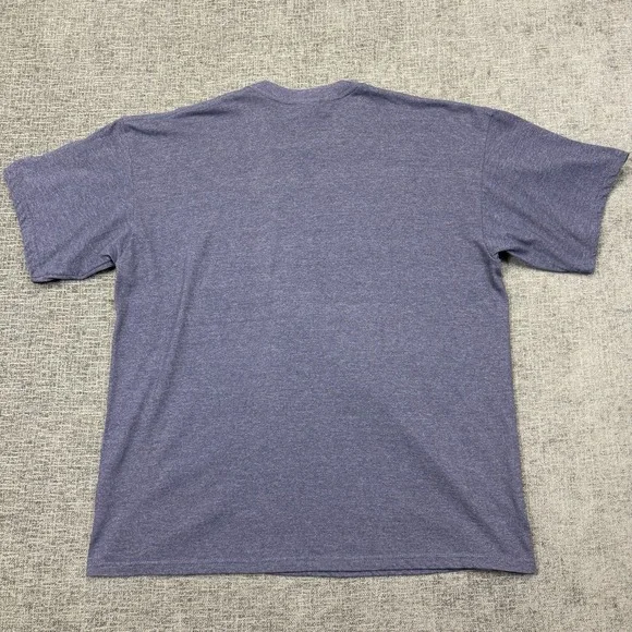 Y2K Nike T Shirt Men's XL Blue Spell Out Logo Silver Tag Vintage Athletic - Picture 5 of 7